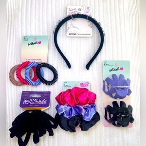 NEW SCUNCI Assorted Hair Accessories & Clips